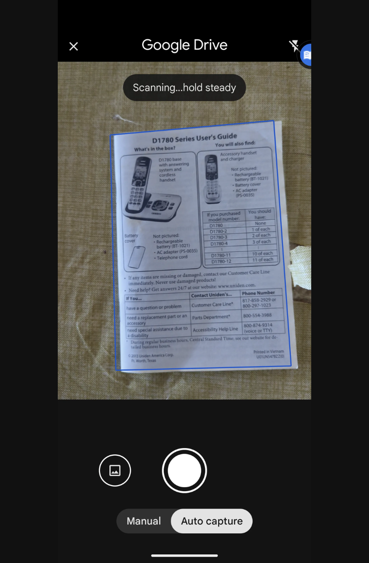 Scan Dokumen Google Drive